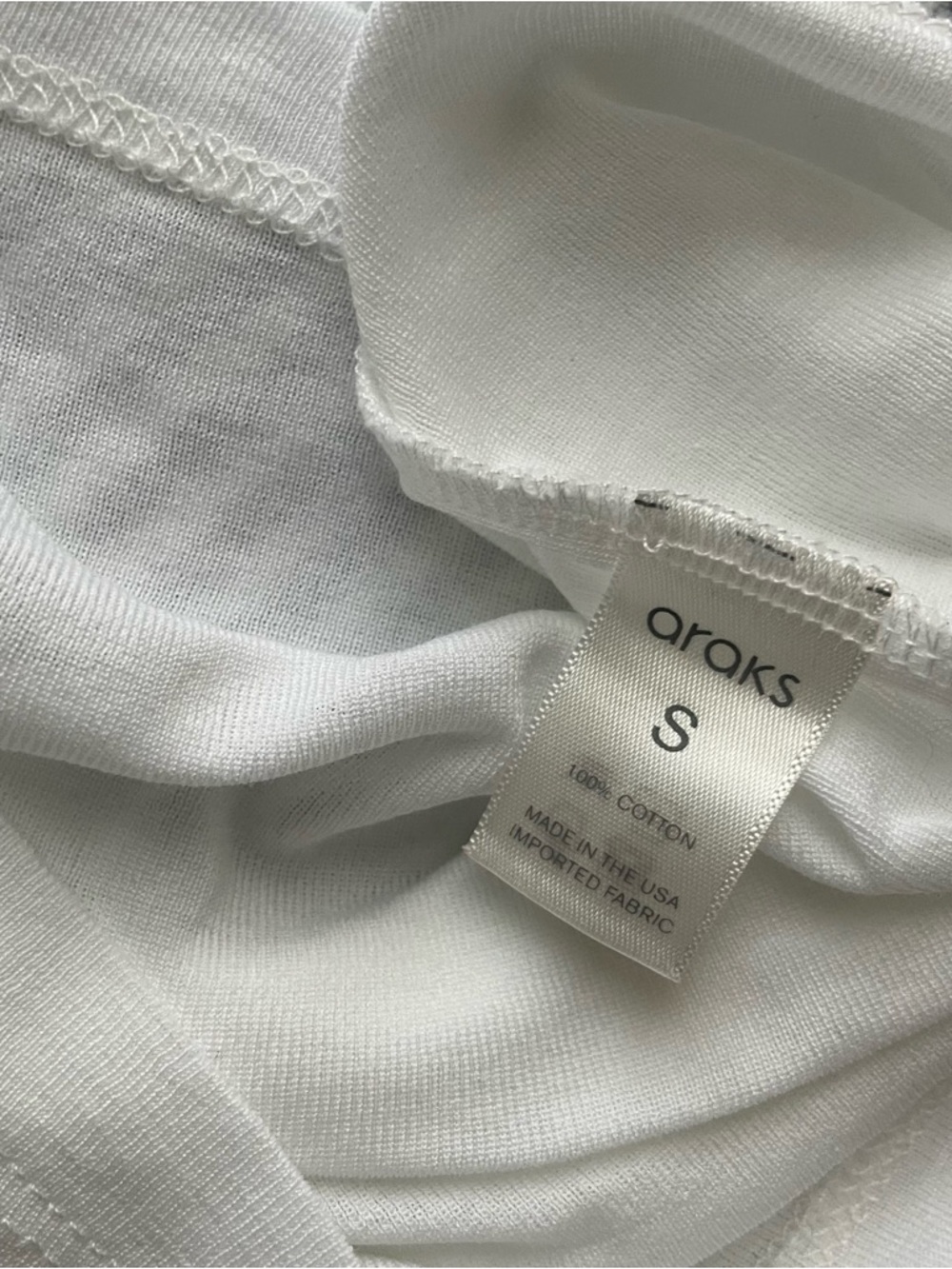 ARAKS CAMBRA TANK WHITE S - Picture 2 of 9